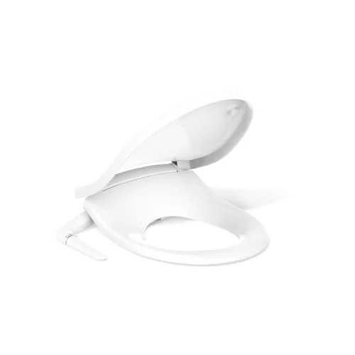 Kohler PureWash M250 manual round bidet toilet seat in white