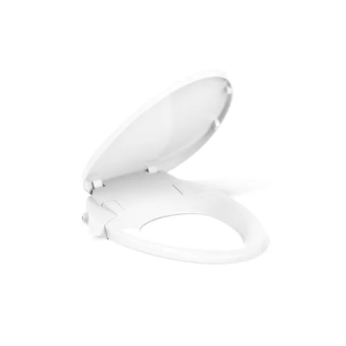 Kohler PureWash M300 manual elongated bidet toilet seat in white