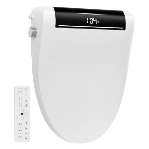 ZingPOP bidet toilet seat with voice control and auto open